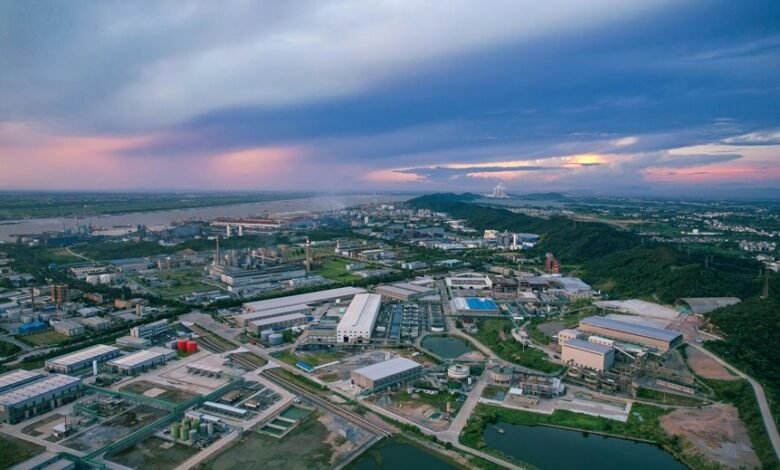 modern industry planning elevation growth